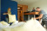 Die Schlafzimmer der Jugendherberge Beaufort sind familiengerecht eingerichtet